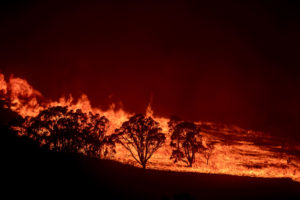 2月1日，澳大利亚堪培拉附近发生了明火。