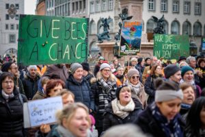 活动人士聚集在慕尼黑，支持一月巴伐利亚的生物多样性公投。188金博网注册就送188