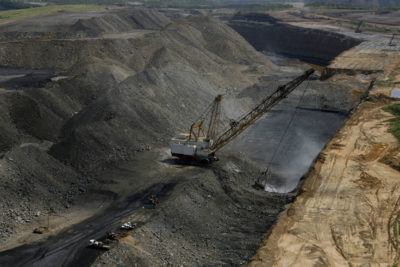 Collinsville在澳大利亚昆士兰开放煤矿矿。