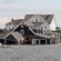 2012年，新泽西州巴尼加特湾(Barnegat Bay)附近曼托洛金(Mantoloking)的房屋被“桑迪”(Sandy)破坏。